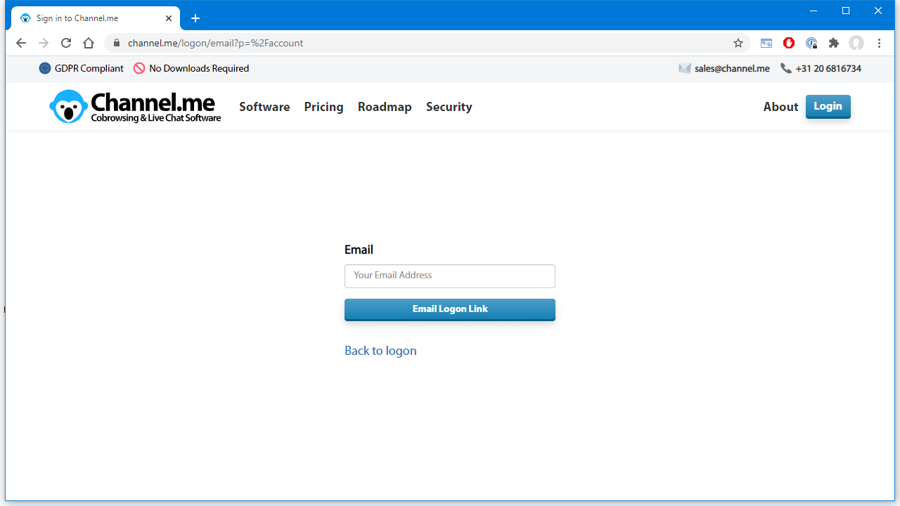 channelme-login-without-password